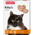 Маленькое фото товара - BEAPHAR Kitty`s Protein 75 таблеток витаминизированное лакомство для кошек с протеином 1х12. Вариант №1