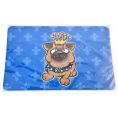Маленькое фото товара - HOMEPET Dog king 28 см х 43 см коврик под миску. Вариант №1