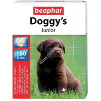 Фото товара - BEAPHAR Doggy`s Junior 150 таблеток витаминизированное лакомство для щенков 1х12
