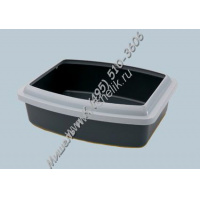 Фото товара - SAVIC OVAL TRAYS Jumbo 55 см х 43 см х 12 см туалет для кошек cо съемным бортом 1х12