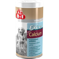 Фото товара - 8 IN 1 Excel Calcium 155 таб кальциевая добавка для собак укрепляющая зубы и кости 1х6