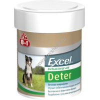 Фото товара - 8 IN 1 Excel Deter 100 таб для собак лечение копрофагии от поедания фекалий 1х6