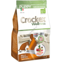 Фото товара - CROCKEX Wellness 12 кг сухой корм для щенков средних и крупных пород курица с рисом