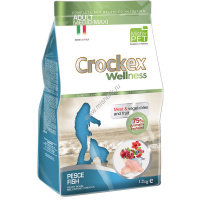 Фото товара - ПРОМО ЦЕНА - 40% CROCKEX Wellness 12 кг сухой корм для собак средних и крупных пород рыба с рисом