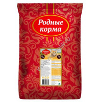 Фото товара - РОДНЫЕ КОРМА 26/12 3/5 пуда 10 кг сухой корм для взрослых кошек с курицей