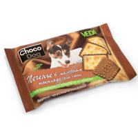 Фото товара - VEDA CHOCO DOG 30 г печенье в молочном шоколаде лакомство для собак 1х14