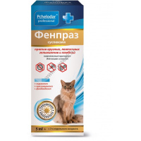 Фото товара - ПЧЕЛОДАР Фенпраз 5 мл антигельметик для кошек и котят суспензия 1x18