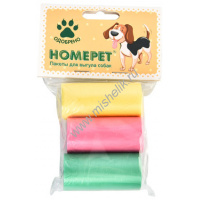 Фото товара - HOMEPET 3 х 20 шт пакеты для выгула собак