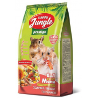 Фото товара - HAPPY JUNGLE Престиж 500 г корм для хомяков мышей песчанок 1х15