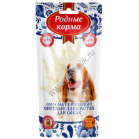 Фото товара - РОДНЫЕ КОРМА Светлые 60 г лакомство для собак лапки куриные 1х40