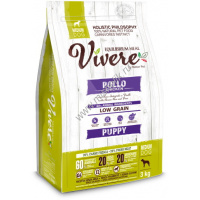 Фото товара - VIVERE PUPPY 3 кг сухой корм для щенков средних пород курица