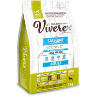 Фото товара - VIVERE 3 кг сухой корм для собак средних пород лосось
