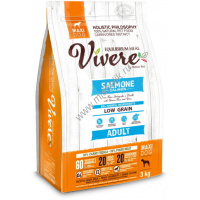 Фото товара - VIVERE 3 кг сухой корм для собак крупных пород лосось