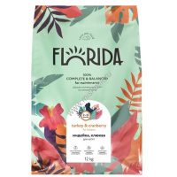 Фото товара - АКЦИЯ 7% FLORIDA 12 кг сухой корм для котят с индейкой и клюквой