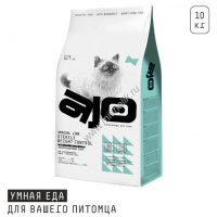 Фото товара - AJO Cat Sterile Weight Control 10 кг сухой полнорационный корм для стерилизованных кошек контроль веса с курицей