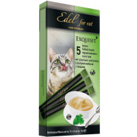 Фото товара - EDEL for cat 5 шт х 0,015 кг лакомство для кошек крем суп с ливерной колбасой и овощами 1х11