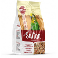 Фото товара - SULTAN PREMIUM 500 г полнорационный корм для волнистых попугаев 1х18