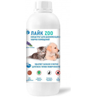 Фото товара - Dez Лайк ZOO 500 мл концентрат для дезинфекции и уборки мест содержания домашних животных с эффектом устранения запахов 1х10