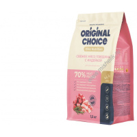 Фото товара - ORIGINAL CHOICE Adult Mini 1,5 кг полнорационный сухой корм для собак мелких пород со свежим мясом говядины и с индейкой 1х8