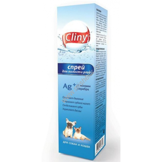 Большое фото товара - CLINY 100 мл спрей для полости рта 1x20, 61284. Вариант №1
